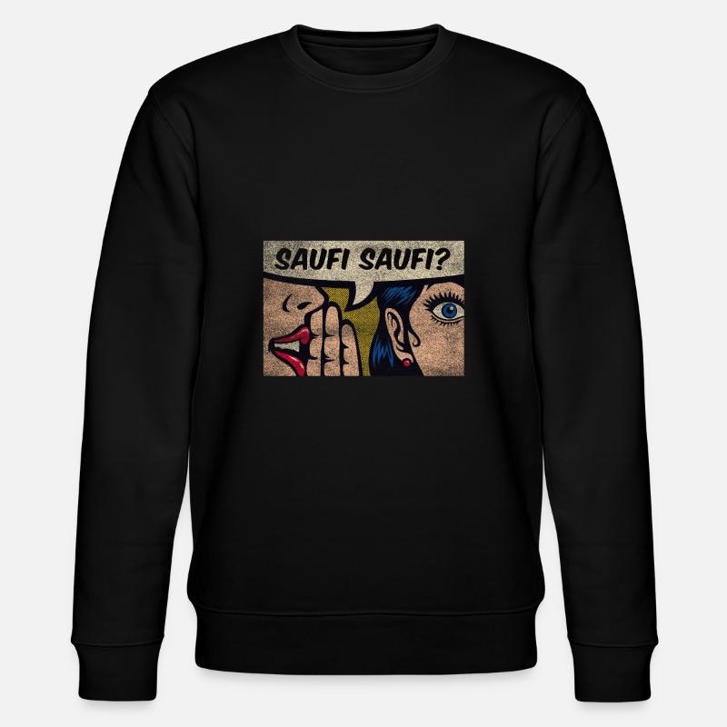 Saufī Saufī - Stanley/Stella Unisex Bio-Sweatshirt CHANGER  - Schwarz