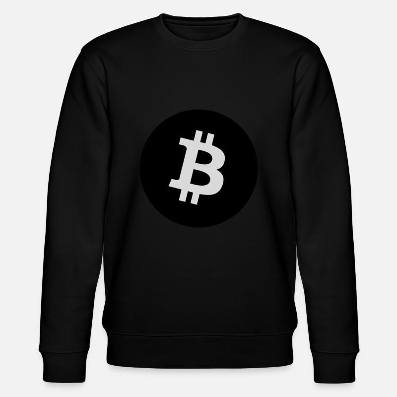 Bitcoin Bitcoin Logo Cryptocurrency - Stanley/Stella CHANGER Unisex Organic Sweatshirt - black