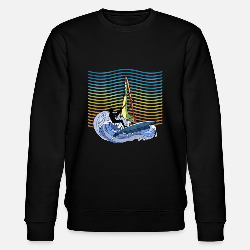 Planche à voile - Sweat bio CHANGER Stanley/Stella Unisexe - noir