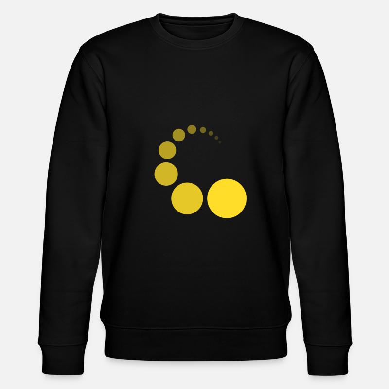 CIRCIRCLE GELB - Stanley/Stella Unisex Bio-Sweatshirt CHANGER  - Schwarz