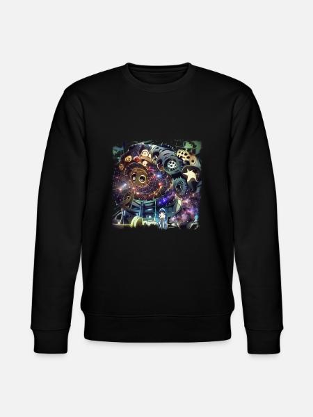The Universe Machine - Stanley/Stella CHANGER Unisex Organic Sweatshirt - black