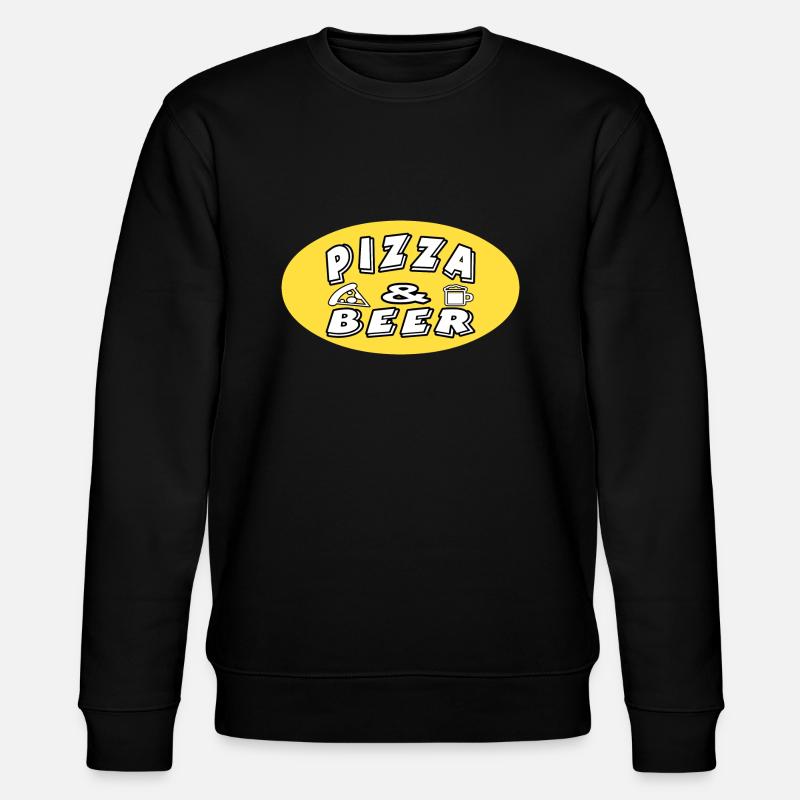 Pizza - Sweat bio CHANGER Stanley/Stella Unisexe - noir
