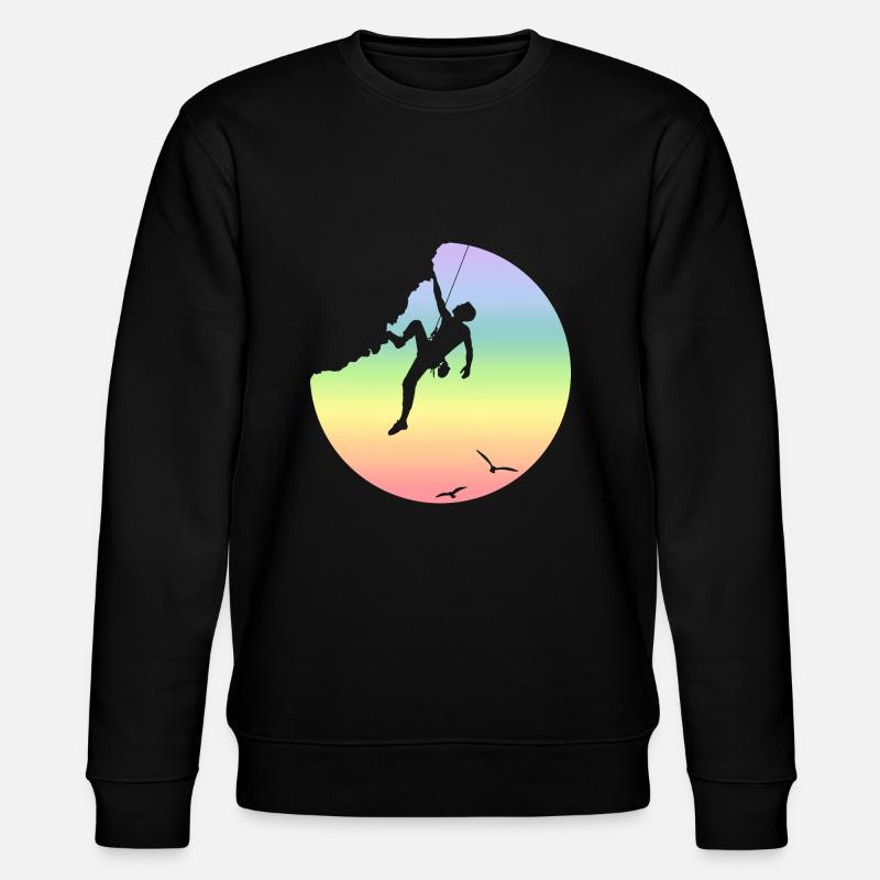 Climbing - Stanley/Stella Unisex Bio-Sweatshirt CHANGER  - Schwarz