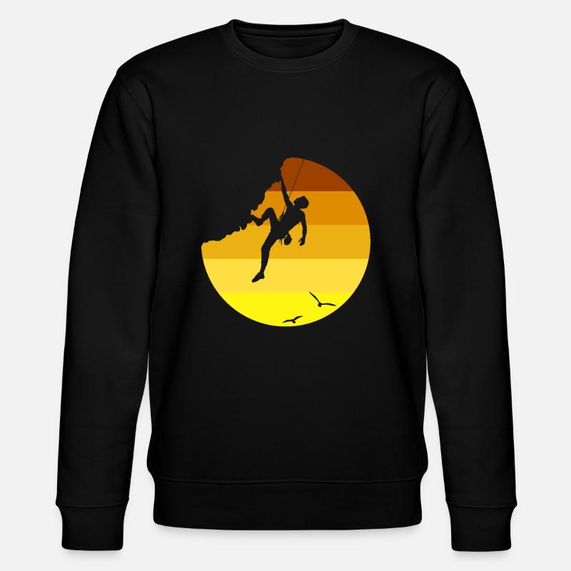 Climbing - Stanley/Stella CHANGER Unisex Organic Sweatshirt - black