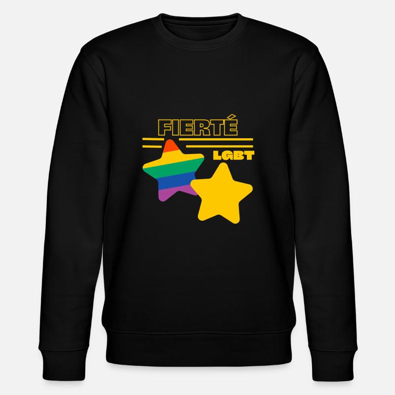 FIERTÉ LGBT - Sweat bio CHANGER Stanley/Stella Unisexe - noir