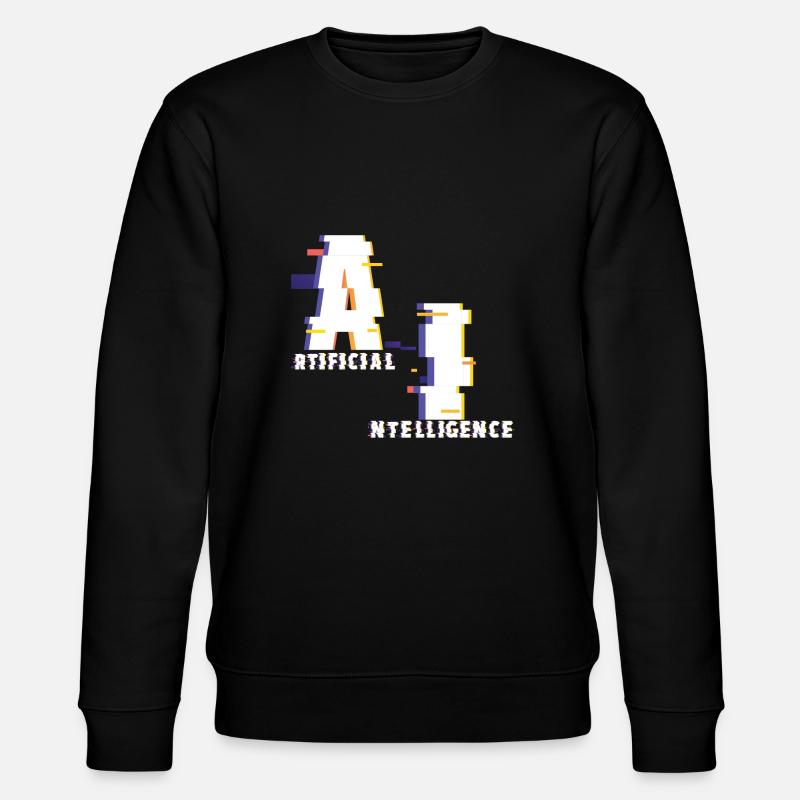 Artificial intelligence - Stanley/Stella CHANGER Unisex Organic Sweatshirt - black