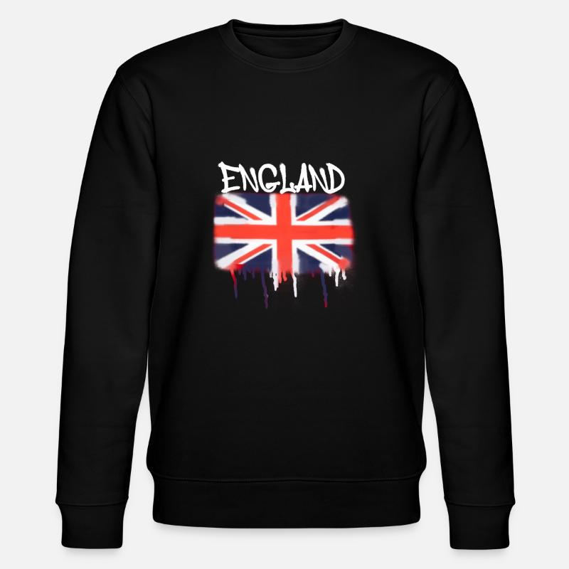 angleterre,londres,drapeau,angleterre,graffiti,royaume-uni - Sweat bio CHANGER Stanley/Stella Unisexe - noir