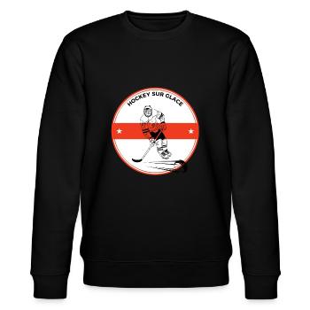 Cadeau hockey sur glace Équipe hockey sur glace - Sweat bio CHANGER Stanley/Stella Unisexe - noir - Devant - Nik (191cm) & Marisol (170cm)