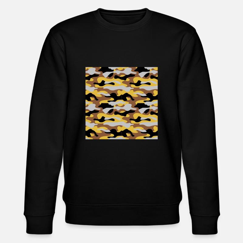 Camouflage 02 - Sweat bio CHANGER Stanley/Stella Unisexe - noir
