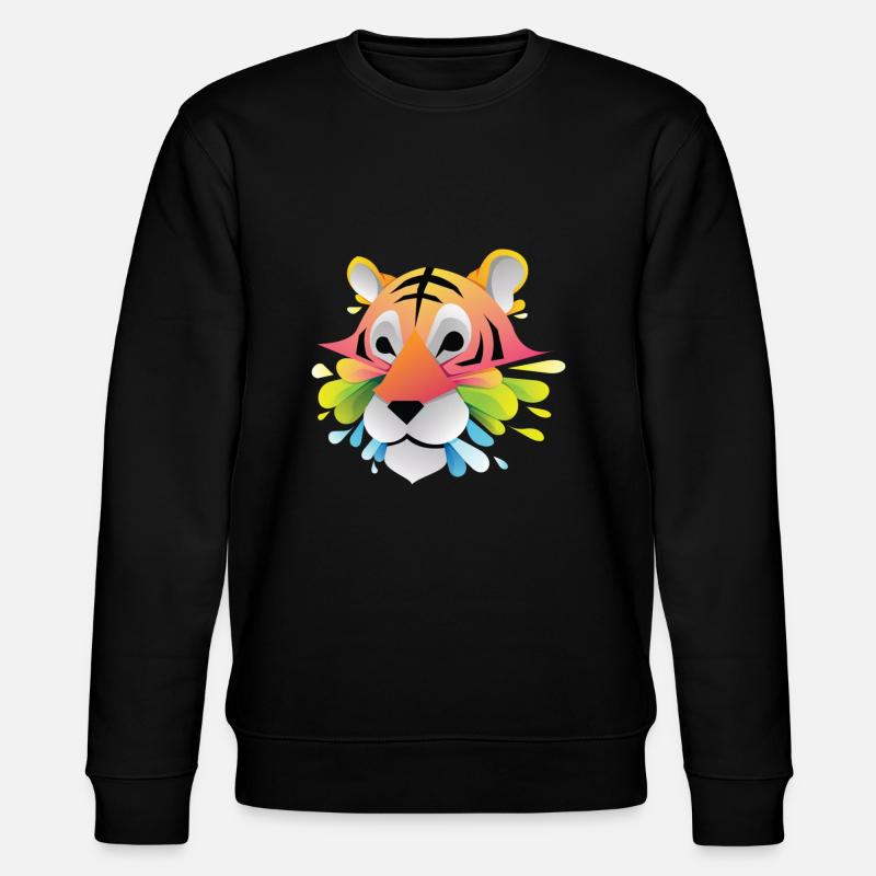 Tier - Stanley/Stella Unisex Bio-Sweatshirt CHANGER  - Schwarz