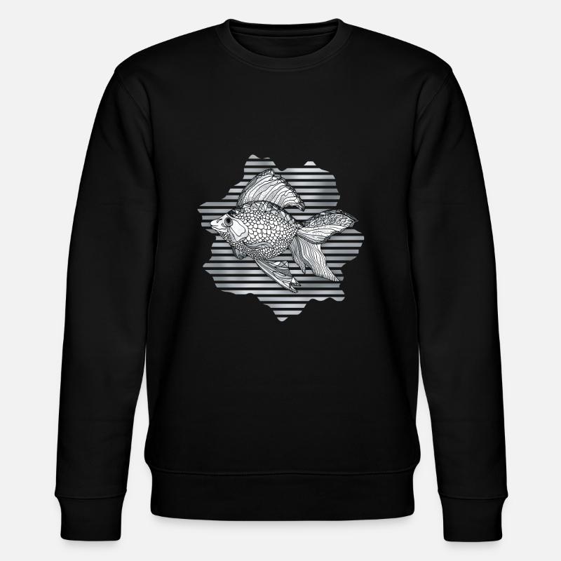 Poisson - Sweat bio CHANGER Stanley/Stella Unisexe - noir