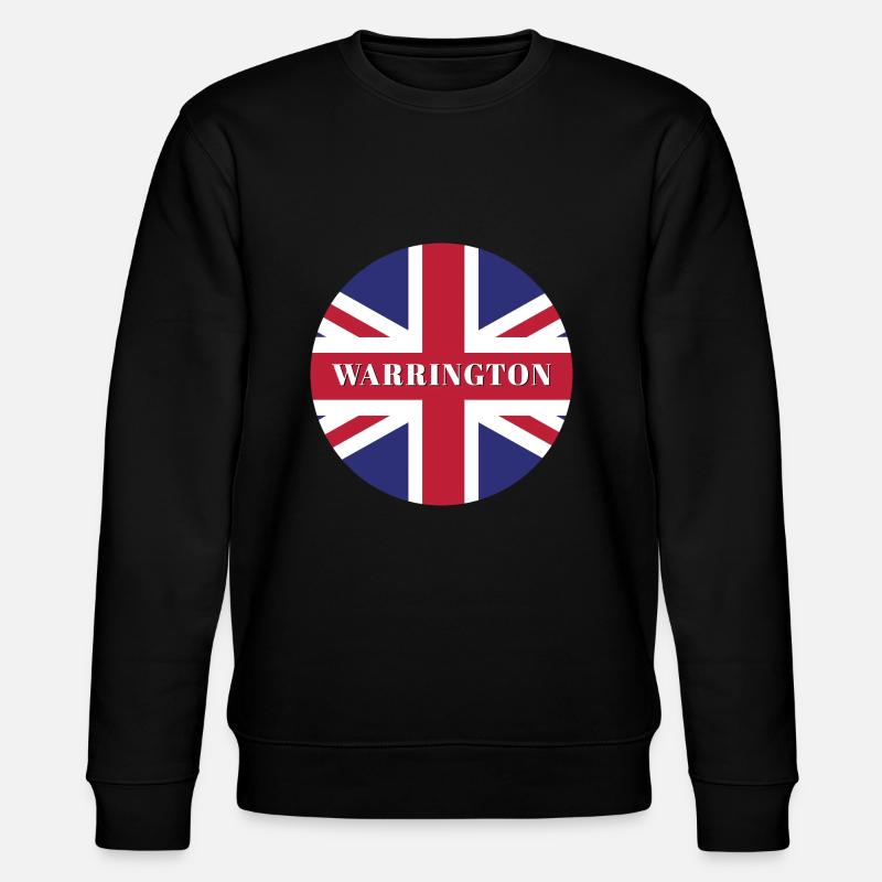Warrington - Stanley/Stella Unisex Bio-Sweatshirt CHANGER  - Schwarz