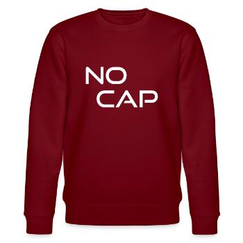 No Cap - Stanley/Stella Unisex Bio-Sweatshirt CHANGER  - Burgunderrot - Vorne - Nik (191cm) & Marisol (170cm)