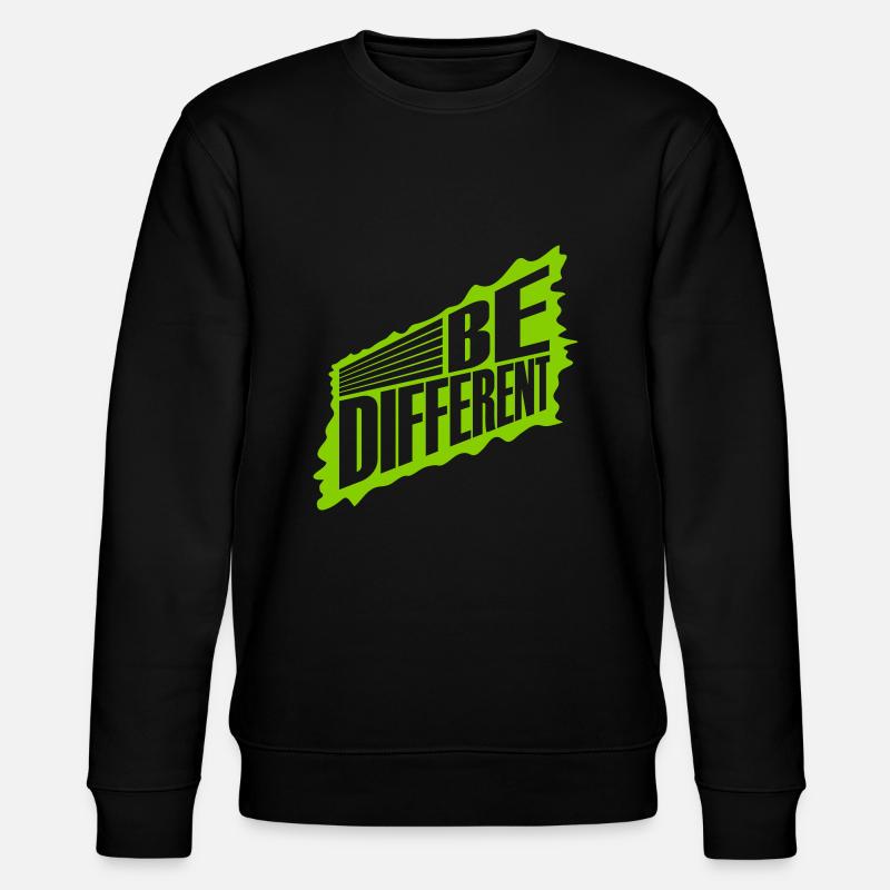 Soyez différent Logo Design - Sweat bio CHANGER Stanley/Stella Unisexe - noir
