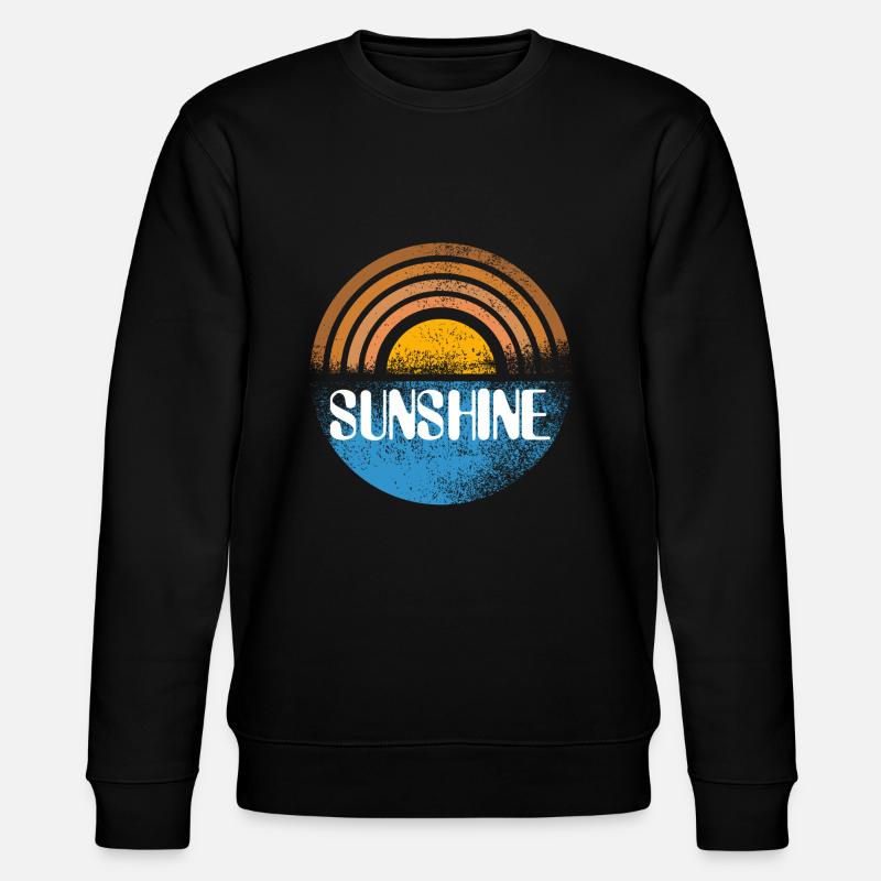 sunshine - Stanley/Stella Unisex Bio-Sweatshirt CHANGER  - Schwarz