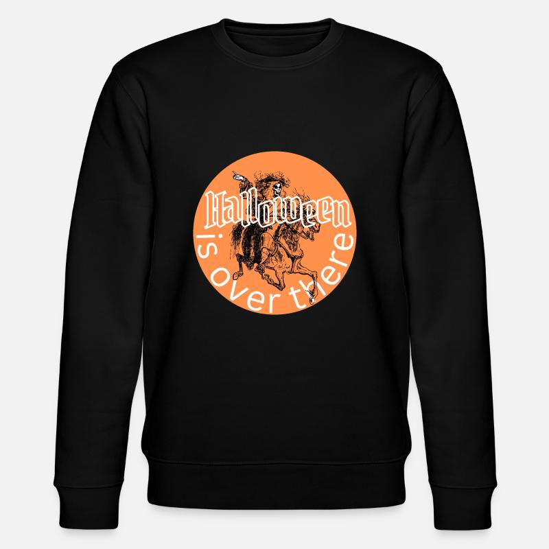 Halloween Is Over There - Stanley/Stella CHANGER Unisex Organic Sweatshirt - black