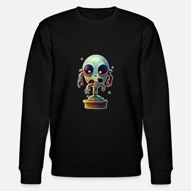 Monstre zombie effrayant - Sweat bio CHANGER Stanley/Stella Unisexe - noir