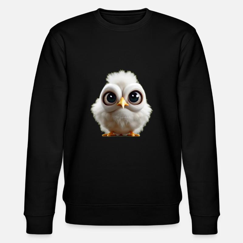 kleines Kücken - Stanley/Stella Unisex Bio-Sweatshirt CHANGER  - Schwarz
