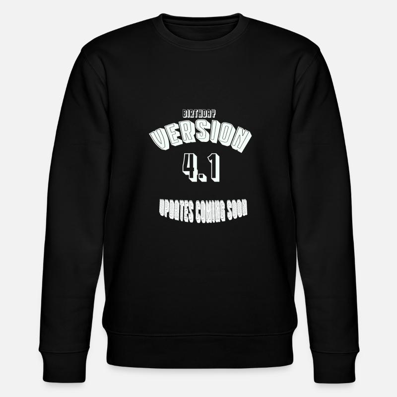 Birthday41 - Stanley/Stella Unisex Bio-Sweatshirt CHANGER  - Schwarz