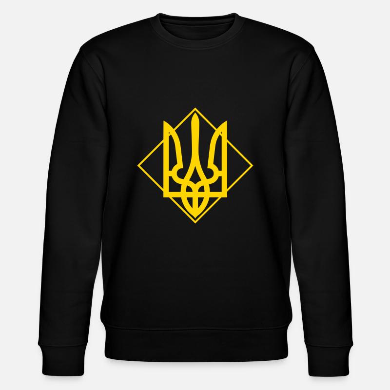 Ukraine - Stanley/Stella Unisex Bio-Sweatshirt CHANGER  - Schwarz