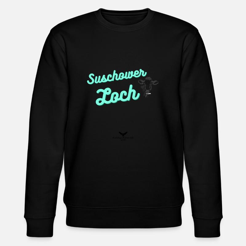 Spreewald Suschower Loch - Stanley/Stella Unisex Bio-Sweatshirt CHANGER  - Schwarz