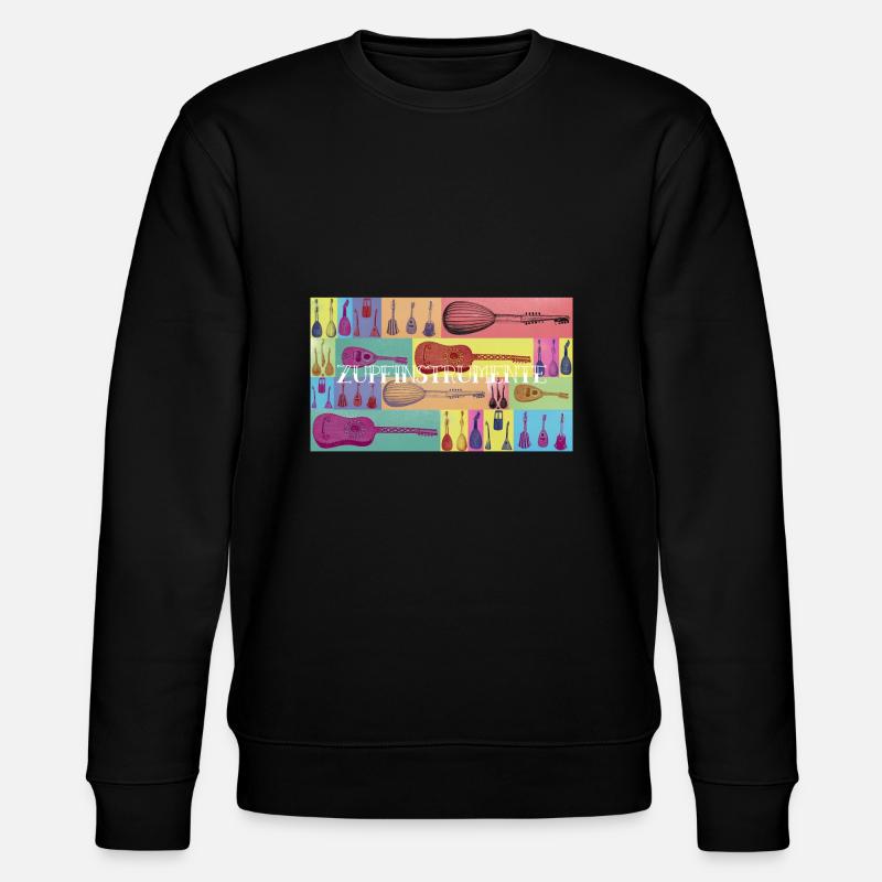 Zupfinstrumente - Stanley/Stella Unisex Bio-Sweatshirt CHANGER  - Schwarz