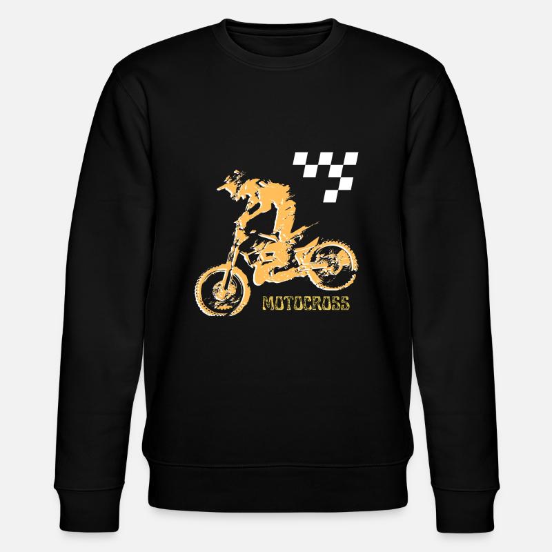 Motocross - Sweat bio CHANGER Stanley/Stella Unisexe - noir