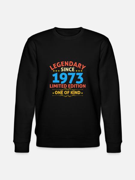 Legendary since 1973 Limited Edition - Stanley/Stella CHANGER Unisex Organic Sweatshirt - black