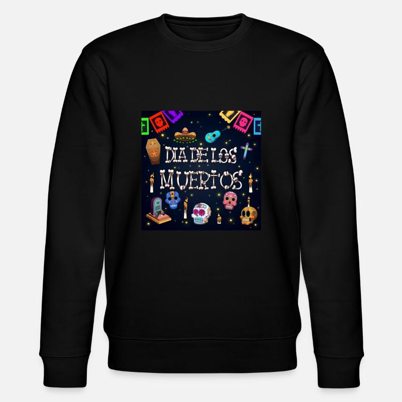 Dia De Los Muertos - Stanley/Stella Unisex Bio-Sweatshirt CHANGER  - Schwarz