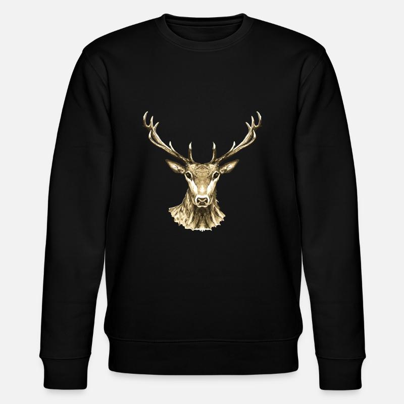 Deer - Stanley/Stella CHANGER Unisex Organic Sweatshirt - black