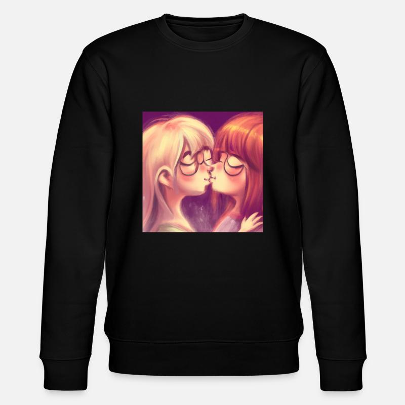 LGBT Queer kiss 🌈🌈 - Sweat bio CHANGER Stanley/Stella Unisexe - noir