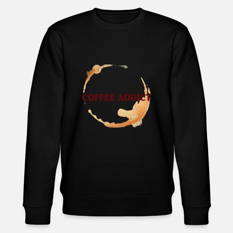 COFFEE ADDICT - Sweat bio CHANGER Stanley/Stella Unisexe - noir