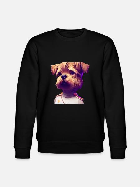 Border Terrier Dog - Border Terrier - Stanley/Stella CHANGER Unisex Organic Sweatshirt - black