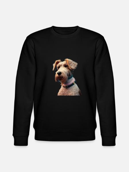 Airedale Terrier Hund - Airedale Terrier - Stanley/Stella Unisex Bio-Sweatshirt CHANGER - Schwarz