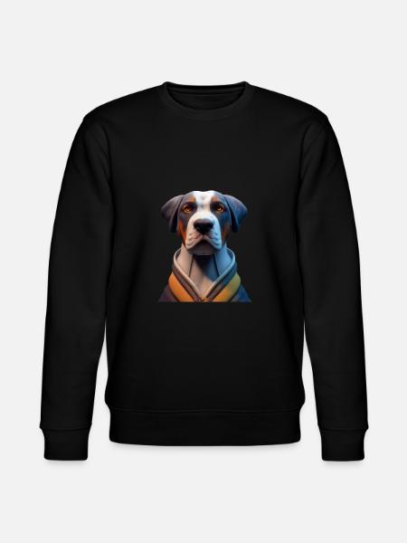 Grosser Schweizer Sennenhund - Stanley/Stella Unisex Bio-Sweatshirt CHANGER  - Schwarz