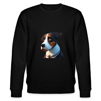 Entlebucher Bouvier - Sweat bio CHANGER Stanley/Stella Unisexe - noir - Devant - Nik (191cm) & Marisol (170cm)