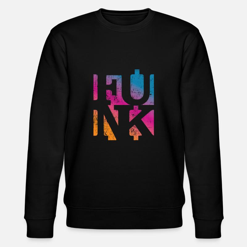 Funky Music - Stanley/Stella Unisex Bio-Sweatshirt CHANGER  - Schwarz