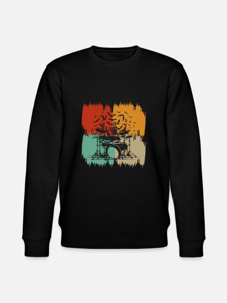 Drums Drummer Drums Drummers - Stanley/Stella CHANGER Unisex Organic Sweatshirt - black