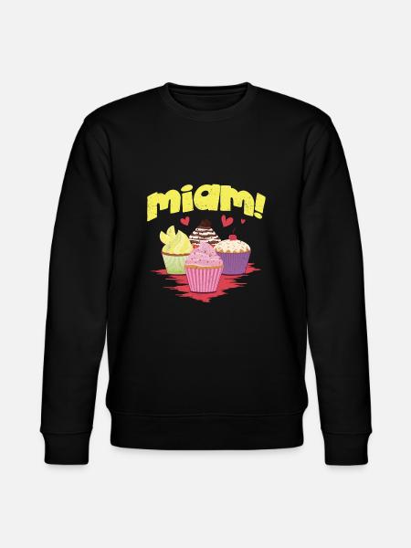 Yum cupcakes! - Stanley/Stella CHANGER Unisex Organic Sweatshirt - black