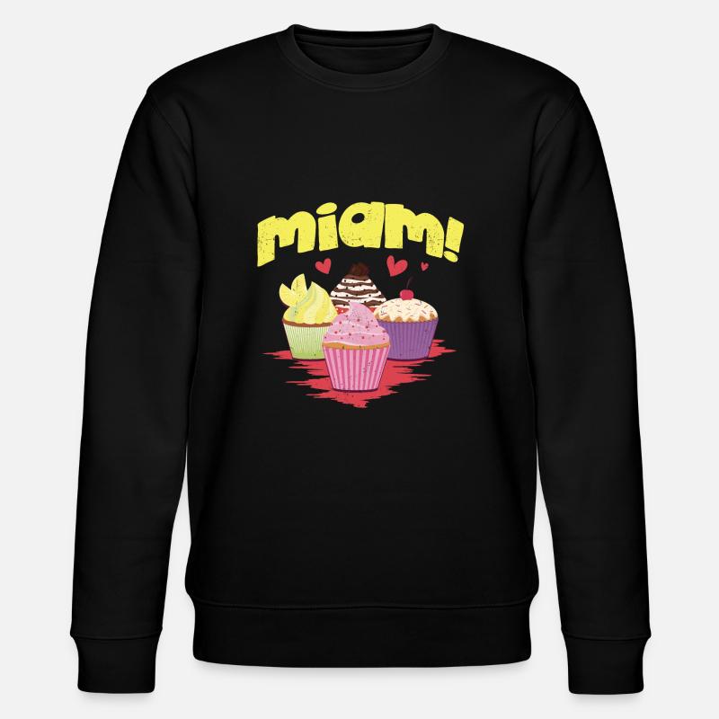 Leckere Cupcakes! - Stanley/Stella Unisex Bio-Sweatshirt CHANGER  - Schwarz