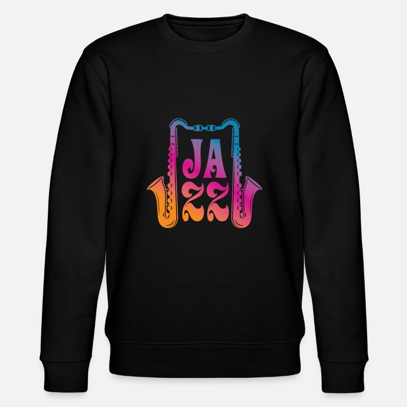 Jazz - Stanley/Stella Unisex Bio-Sweatshirt CHANGER  - Schwarz
