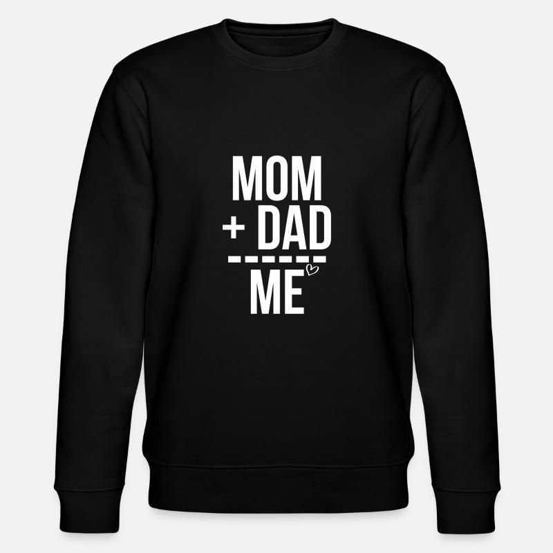 Maman Papa moi - Sweat bio CHANGER Stanley/Stella Unisexe - noir