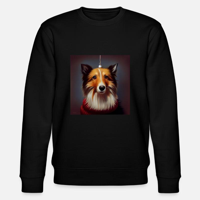 Sheltie Noël - Sweat bio CHANGER Stanley/Stella Unisexe - noir