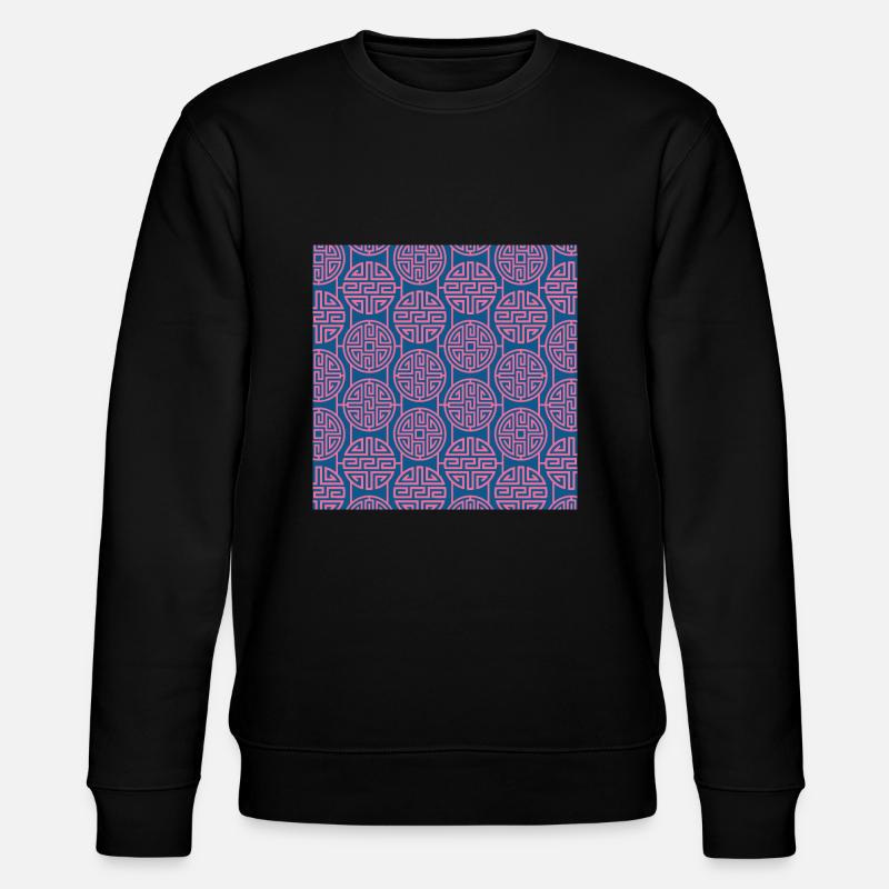 Chinese pattern - Stanley/Stella CHANGER Unisex Organic Sweatshirt - black