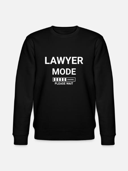 Lawyer Mode Loading Please Wait - Stanley/Stella CHANGER Unisex Organic Sweatshirt - black