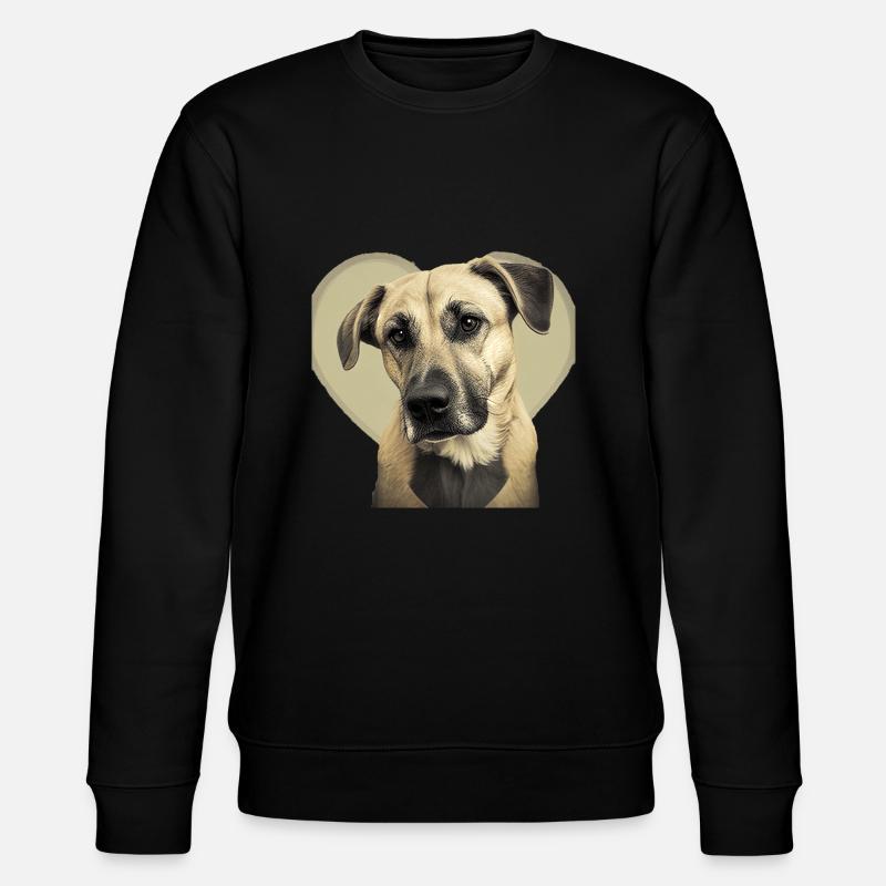 Black Mouth Cur Saint-Valentin - Sweat bio CHANGER Stanley/Stella Unisexe - noir
