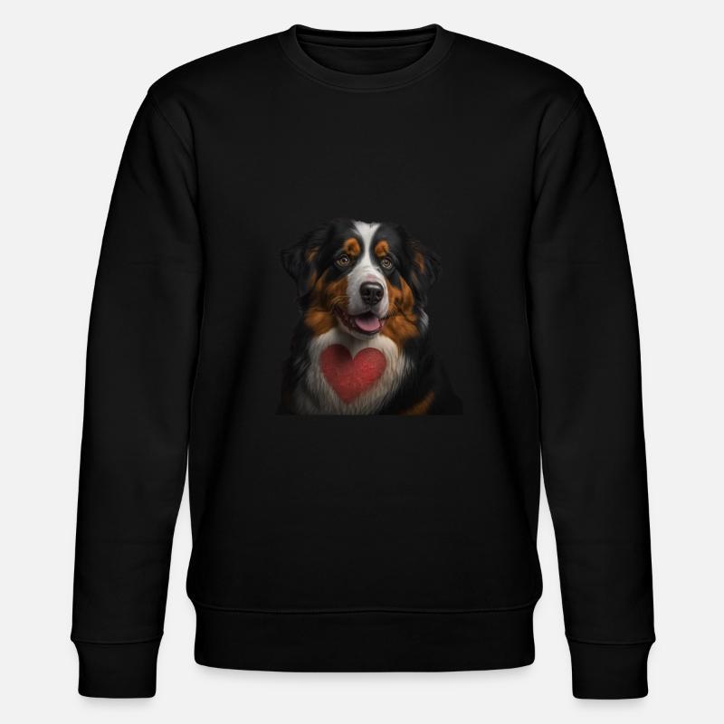 Deutsch Shepherd Saint-Valentin - Sweat bio CHANGER Stanley/Stella Unisexe - noir
