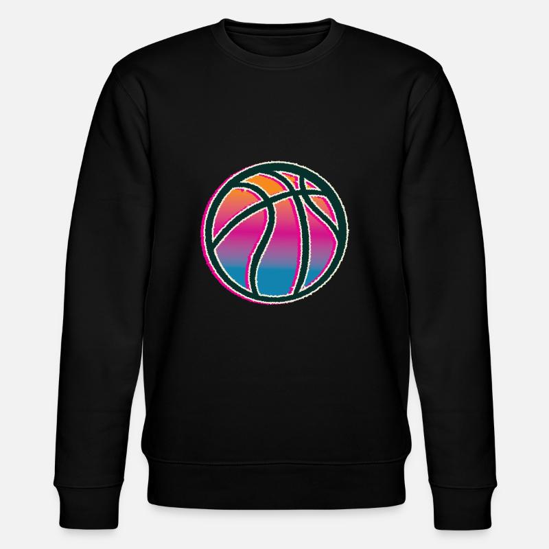 Basketball Silhouette - Stanley/Stella Unisex Bio-Sweatshirt CHANGER - Schwarz