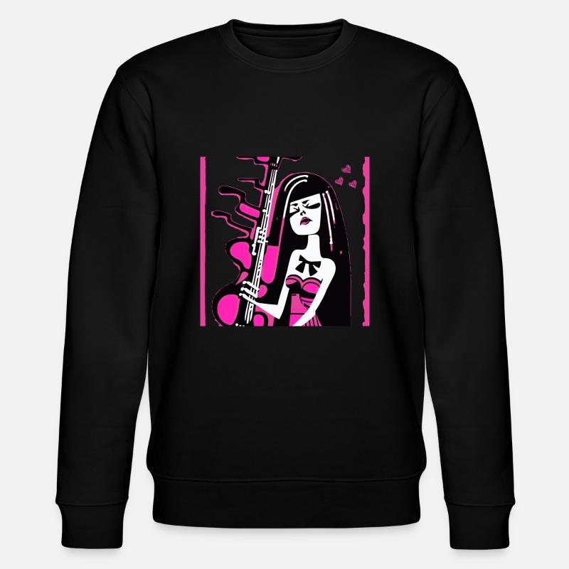 Mädchen 14 - Stanley/Stella Unisex Bio-Sweatshirt CHANGER  - Schwarz