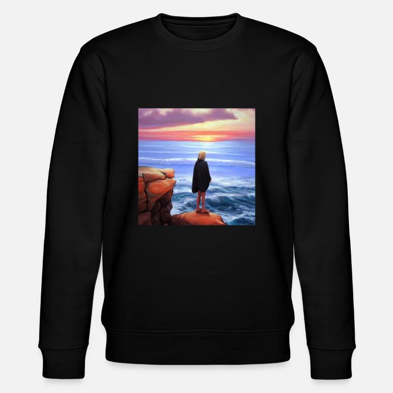 Cliffhanger - Stanley/Stella Unisex Bio-Sweatshirt CHANGER  - Schwarz